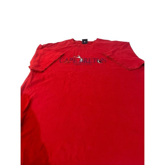 vintage cape breton Tshirt Size Xl Red Vacation Shirt - Picture 6 of 7